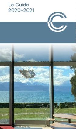 Le Guide 2020-2021 - Gymnase de Chamblandes