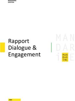 Rapport Dialogue & Engagement - Mandarine Gestion