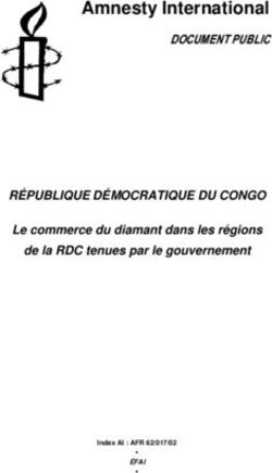 Amnesty International - DDOOCCUUMMEENNTT PPUUBBLLIICC RÉPUBLIQUE DÉMOCRATIQUE DU CONGO - Amnesty ...
