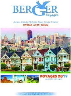 VOYAGES 2019 www.bergervoyages.com - AUTOCAR - AVION - BATEAU - Site internet en cours de création