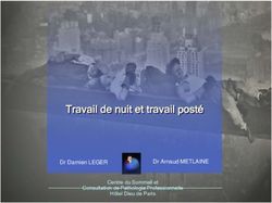 Travail de nuit et travail posté - Dr Arnaud METLAINE - SFRMS