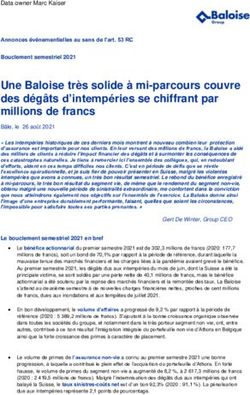 Une Baloise très solide à mi-parcours couvre des dégâts d'intempéries se chiffrant par millions de francs