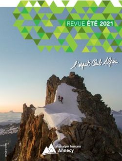 Revue &eacute;t&eacute; 2021 - Club Alpin Fran&ccedil;ais d'Annecy