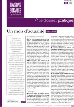 Un mois d'actualit&eacute; MARS 2021