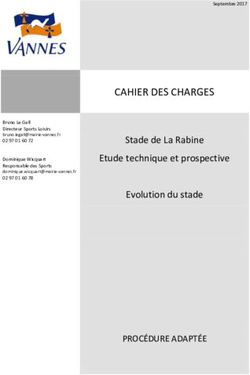CAHIER DES CHARGES Stade de La Rabine Etude technique et prospective Evolution du stade - Vannes L'ALTERNANCE