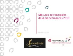 Mesures patrimoniales des Lois de finances 2019 - FEVRIER 2019 - Promethee ...