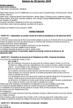 Séance du 30 janvier 2019 - Mont-Saint-Guibert