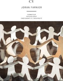 CV - La psychologie positive