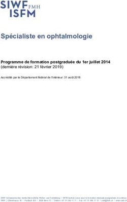 Sp&eacute;cialiste en ophtalmologie - Programme de formation postgradu&eacute;e du 1er juillet 2014 - SIWF
