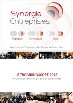 LE TROMBINOSCOPE 2018 - Annuaire des adhérents par pôle de compétences - Synergie Entreprises