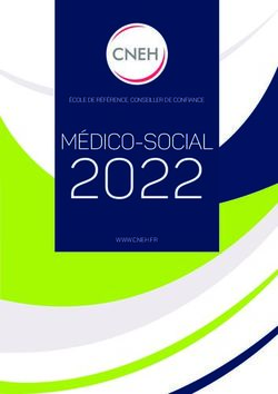 2022 MÉDICO-SOCIAL école de référence, conseiller de conFIance - www.cneh.fr