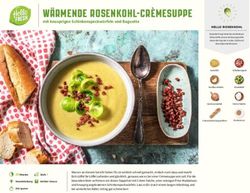 WÄRMENDE ROSENKOHL-CRÈMESUPPE - mit knusprigen Schinkenspeckwürfeln und Baguette - cloudfront.net