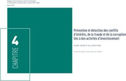 Pr&eacute;vention et d&eacute;tection des conflits d'int&eacute;r&ecirc;ts, de la fraude et de la corruption li&eacute;s &agrave; des activit&eacute;s d'investissement - Audit relatif &agrave; la ...