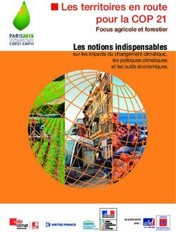 N Les territoires en route pour la COP 21 - Focus agricole et forestier