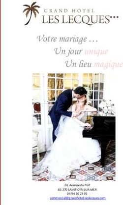 Votre mariage Un jour unique - Grand Hotel *** Les Lecques