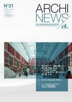 N 21 - La communication de l'Ordre des Architectes ? Tous les r&eacute;sultats de l'enqu&ecirc;te.