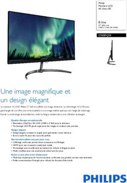 Une image magnifique et un design &eacute;l&eacute;gant - Philips
