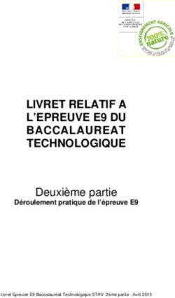 LIVRET RELATIF A L'EPREUVE E9 DU BACCALAUREAT TECHNOLOGIQUE - Deuxième partie Déroulement pratique de l'épreuve E9