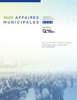 SA LO N - SA LO N - Fédération québécoise des municipalités
