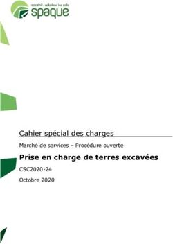 Prise en charge de terres excavées - Cahier spécial des charges CSC2020-24 Marché de services - Procédure ouverte - SPAQUE