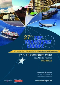27ème 17 & 18 OCTOBRE 2018 - PALAIS DU PHARO MARSEILLE - Top Transport Europe