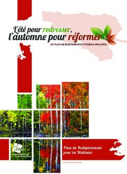 Plan de Red&eacute;ploiement pour la Wallonie