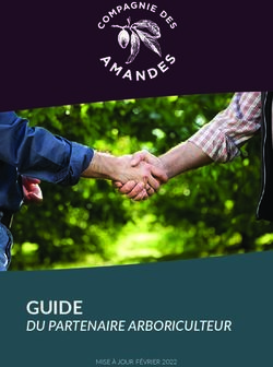 GUIDE DU PARTENAIRE ARBORICULTEUR - MISE &Agrave; JOUR F&Eacute;VRIER 2022 - Compagnie des Amandes