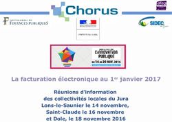 La facturation &eacute;lectronique au 1er janvier 2017 - R&eacute;unions d'information des collectivit&eacute;s locales du Jura Lons-le-Saunier le 14 novembre ...