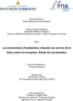 La construction d'institutions robustes au service de la lutte contre la corruption. Étude de cas brésilien.