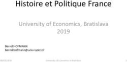 Histoire et Politique France - University of Economics, Bratislava 2019 Bernd HOFMANN - Claroline Connect