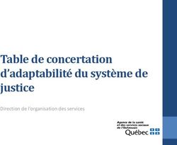 Table de concertation d'adaptabilit&eacute; du syst&egrave;me de justice - Direction de l'organisation des services
