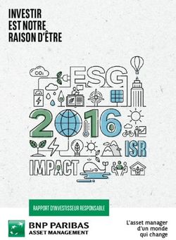 INVESTIR EST NOTRE RAISON D'ÊTRE - L'asset manager d'un monde qui change - Novethic