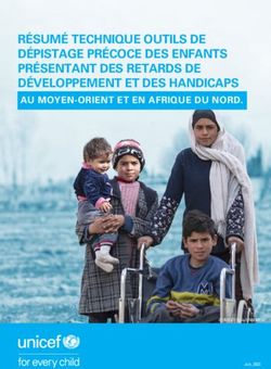 R&Eacute;SUM&Eacute; TECHNIQUE OUTILS DE D&Eacute;PISTAGE PR&Eacute;COCE DES ENFANTS PR&Eacute;SENTANT DES RETARDS DE D&Eacute;VELOPPEMENT ET DES HANDICAPS - AU MOYEN-ORIENT ET EN AFRIQUE ...