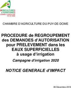 PROCEDURE de REGROUPEMENT - des DEMANDES d'AUTORISATION EAUX SUPERFICIELLES NOTICE GENERALE d'IMPACT - SAGE Sioule