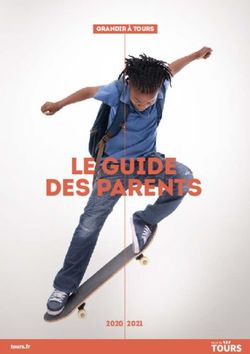 LE GUIDE DES PARENTS GRANDIR À TOURS 2020 2021 - Tours.fr