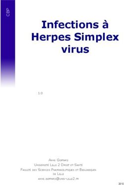 Infections à Herpes Simplex virus 1.0