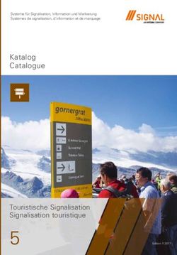 Katalog Catalogue - Touristische Signalisation Signalisation touristique - Systeme für Signalisation, Information und Markierung Systèmes de ...