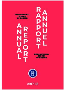 2017-18 INTERNATIONAL SCHOOL OF BOSTON