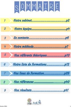 Notre &eacute;quipe .p4 Le contexte ...p6 Notre m&eacute;thode ..p7 Nos r&eacute;f&eacute;rents th&eacute;oriques .p10 Notre liste de ...