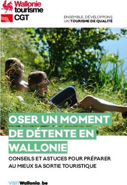 OSER UN MOMENT DE D&Eacute;TENTE EN WALLONIE - CONSEILS ET ASTUCES POUR PR&Eacute;PARER AU MIEUX SA SORTIE TOURISTIQUE - Commissariat ...