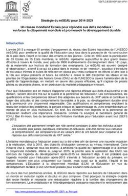 Stratégie du réSEAU pour 2014-2021