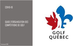 Protocole COVID-19 de e des - Golf Québec