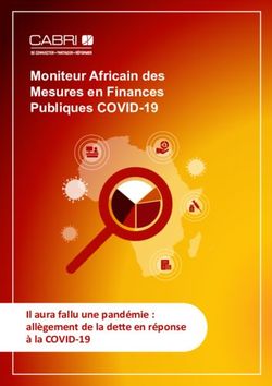 Moniteur Africain des Mesures en Finances Publiques COVID-19 - Il aura fallu une pandémie : allègement de la dette en réponse à la COVID-19