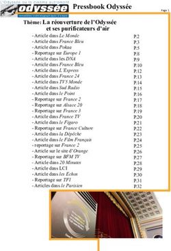 Pressbook Odyssée - Cinéma l'Odyssée