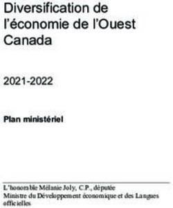 Diversification de l'&eacute;conomie de l'Ouest Canada - 2021-2022 Plan minist&eacute;riel - Diversification de l'&eacute;conomie de l'Ouest Canada