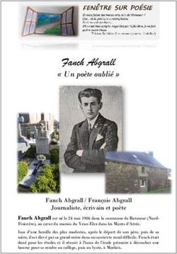 Fanch Abgrall " Un poète oublié " - Fanch Abgrall / François Abgrall Journaliste, écrivain et poète - Presqu'île en poésie