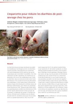 L'esparcette pour r&eacute;duire les diarrh&eacute;es de post-sevrage chez les porcs