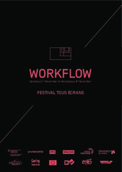 WORKFLOW FESTIVAL TOUS ÉCRANS - GIFF