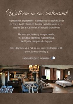 Welkom in ons restaurant - Ter Polders