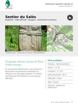 Sentier du Sal&egrave;s - Rando Grands Causses